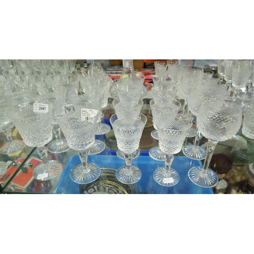 2087 - Royal Doulton Carlyle Pattern Hock Glasses, Wine Glasses, etc