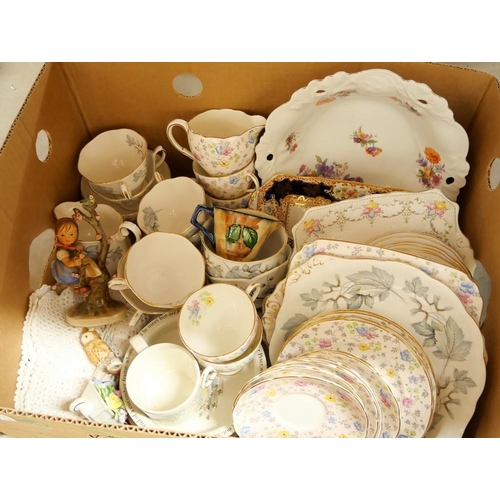 2093 - Box - Assorted China, Figurines, Ornaments, etc