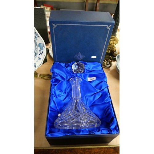 2147 - Edinburgh Crystal Decanter in Presentation Box.