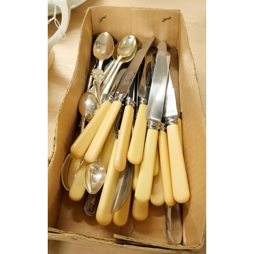 2158 - Box - Sliver Plated Cutlery.