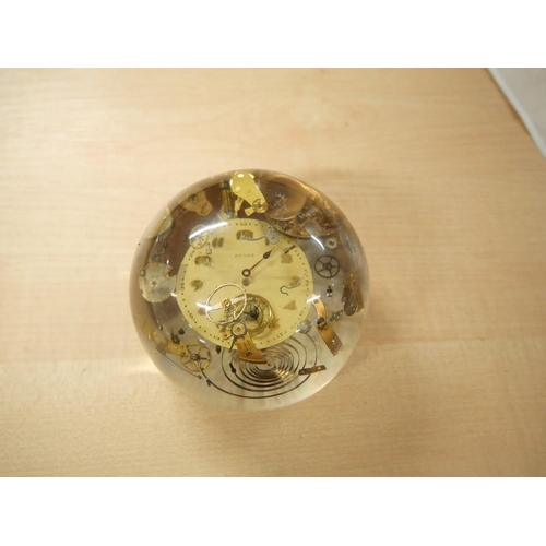 2161 - Large Pocket Watch part Paperweight