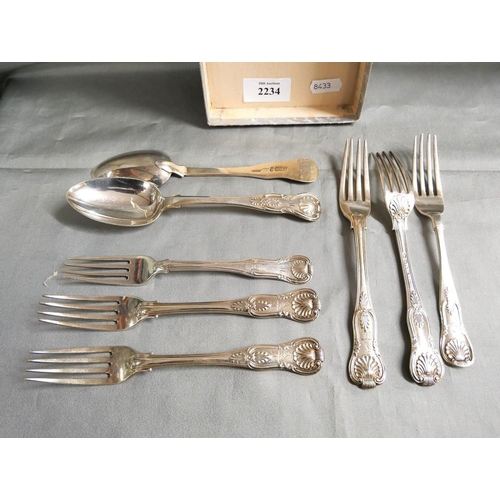 2234 - London Silver Flatware - 13.9oz troy.