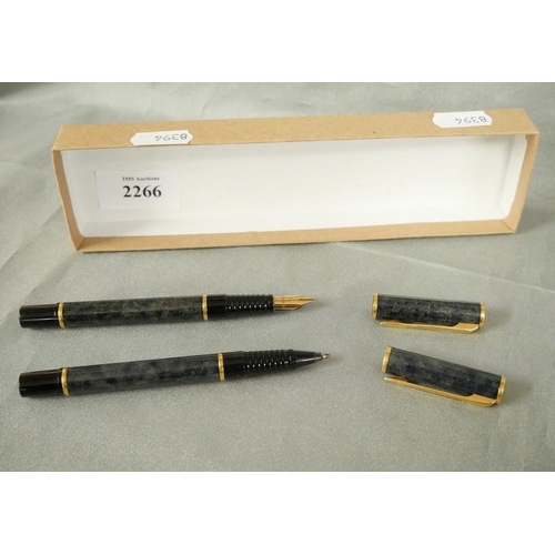 2266 - Pair of Waterman Pens (Fountain & Ballpoint).