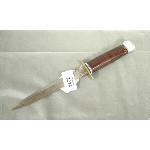 2274 - Milbro Kampa Commando Dagger, approx 26cm long overall.