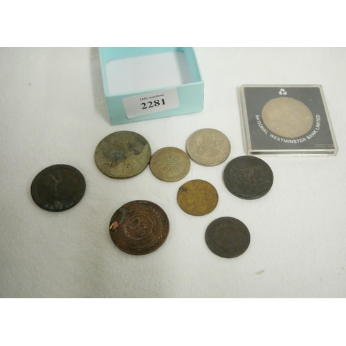 2281 - Small Box - Antique & Vintage Coins.