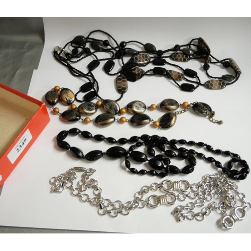 2349 - Box - Assorted Costume Jewellery, Necklaces etc.