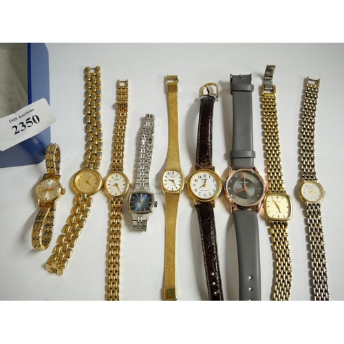 2350 - Box - Assorted Ladies Wristwatches.