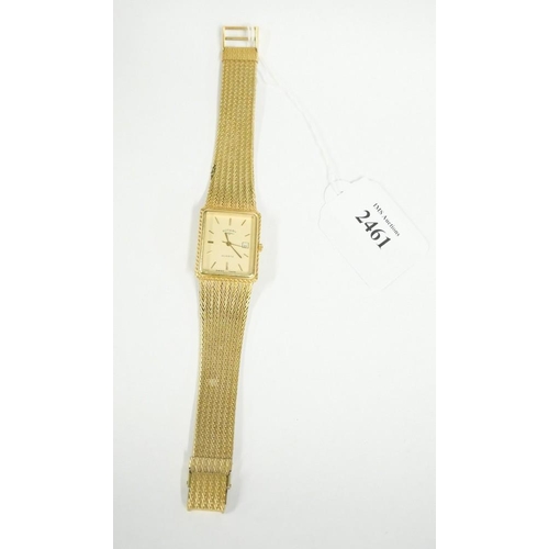 2461 - Gents Quartz Rotary Watch - damaged strap