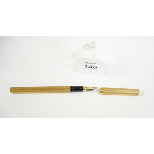 2465 - Du-pont Paris Fountain Pen with 18k Nib - 22.9gms