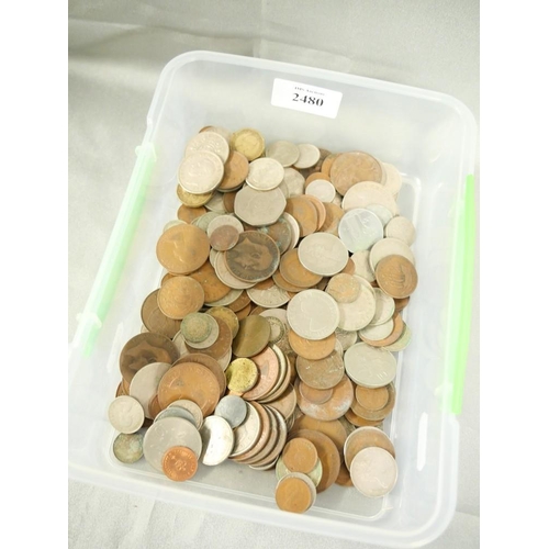 2480 - Box - Vintage UK & World Coinage.