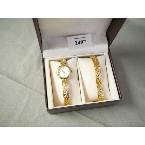 2487 - Mackintosh Inspired Watch & Bracelet Set.