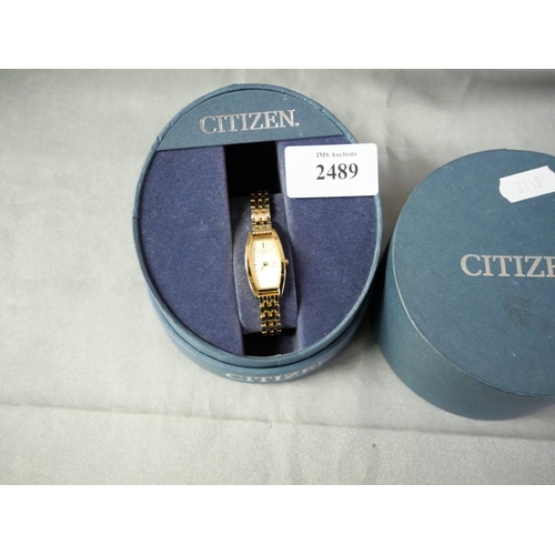 2489 - Ladies Citizen Wristwatch.