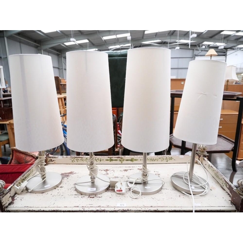 3069 - 4 Table Lamps & Shades