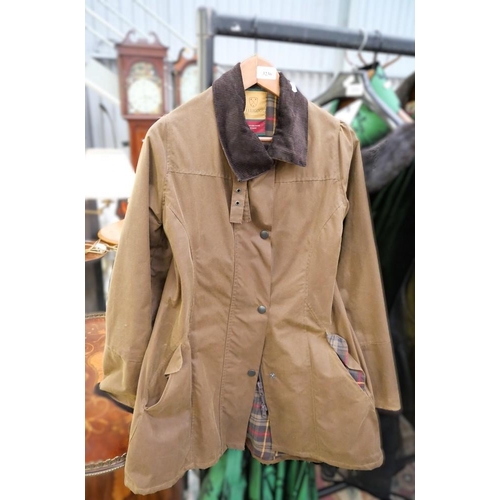 3236 - Welligogs Ladies Brown Wax Jacket Size Small