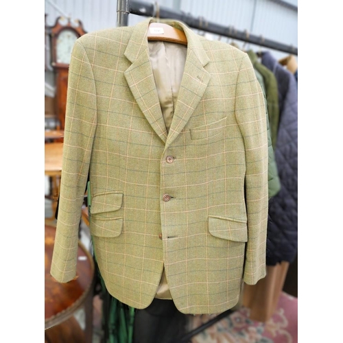 3245 - Green Men's Tweed Jacket Size 40