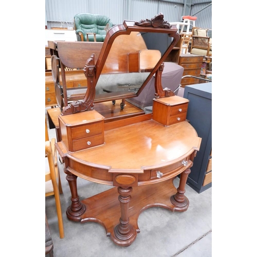 3313 - Victorian Mahogany Duchess Dressing Table