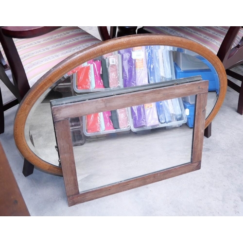 3353 - 2 Vintage Wall Mirrors