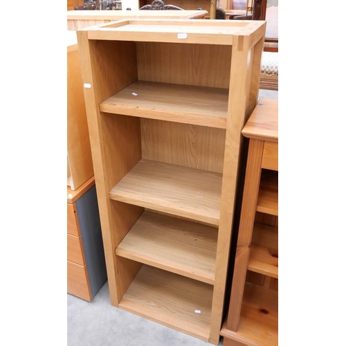 3356 - Light Oak Bookcase