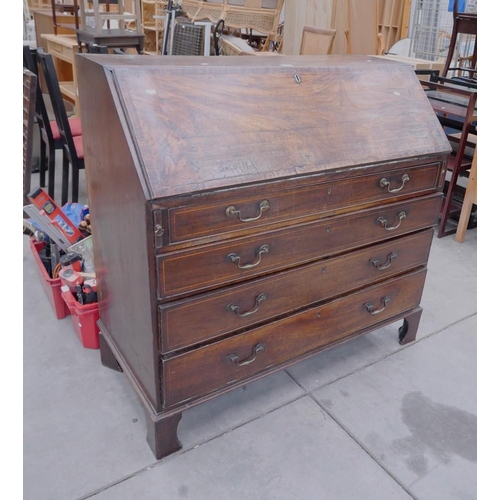 3419 - Victorian Mahogany Writing Bureau