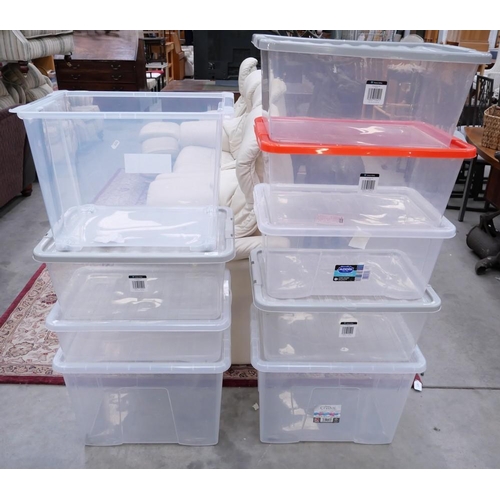 3457 - 9 Storage Boxes