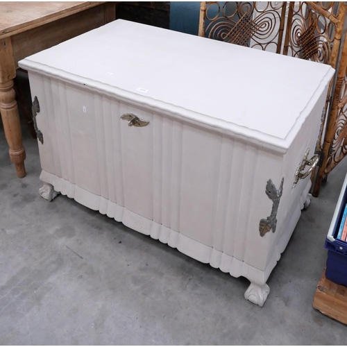 3575 - Painted Mahogany Blanket Box