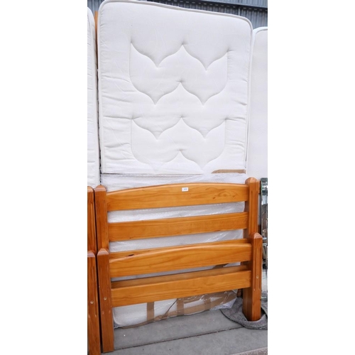 3579 - Pine Single Bedframe & Mattress