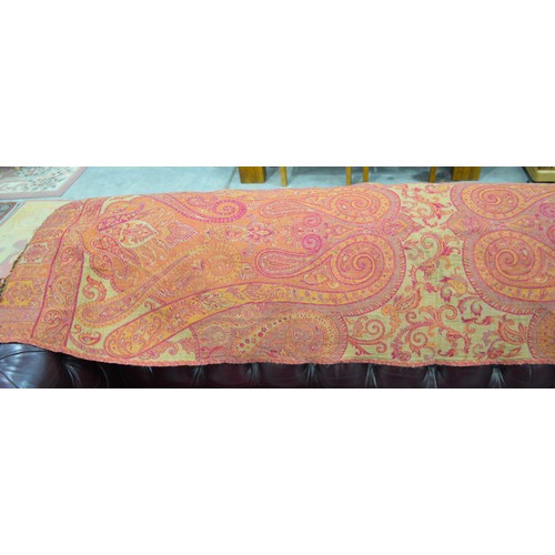 648 - Paisley Shawl  (Approx 196cm X 64cm)