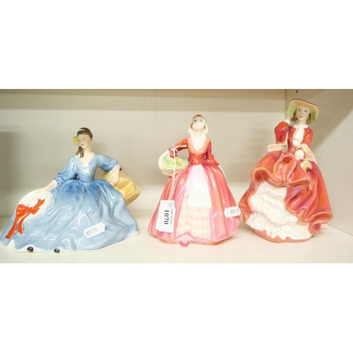 1070 - Three Royal Doulton Figurines - 