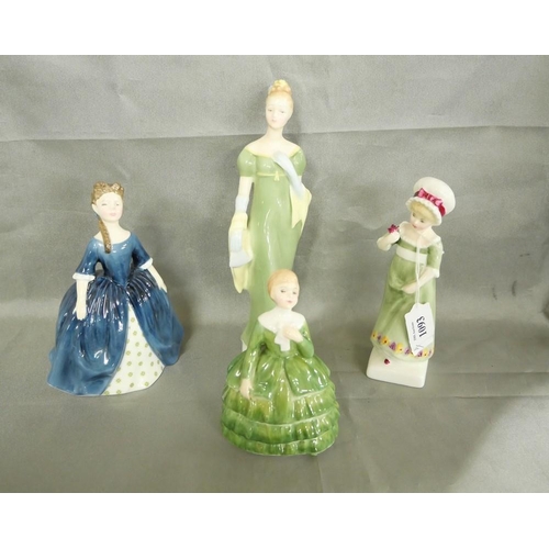 1093 - Four Royal Doulton China Figurines - 