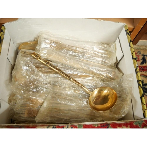 1115 - Box - Eastern Brass Cutlery & Flatware.