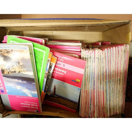 1148 - Box - Vintage Ordnance Survey Maps.