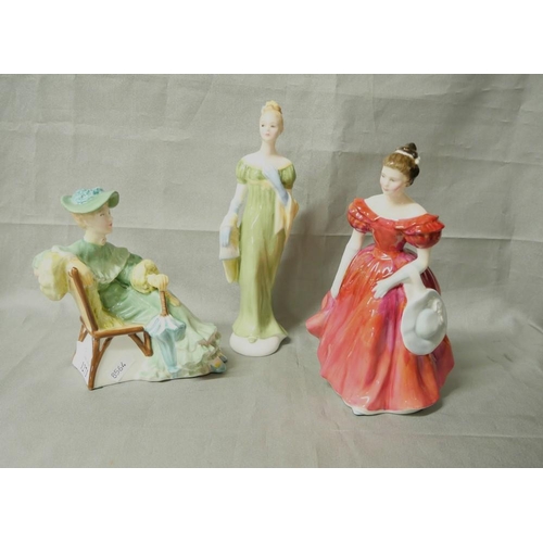 1271 - Three Royal Doulton China Figurines - 