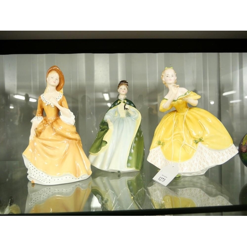 1273 - Three Royal Doulton China Figurines 