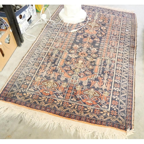 1649 - Eastern Wool Rug - approx 140 x 85cm.