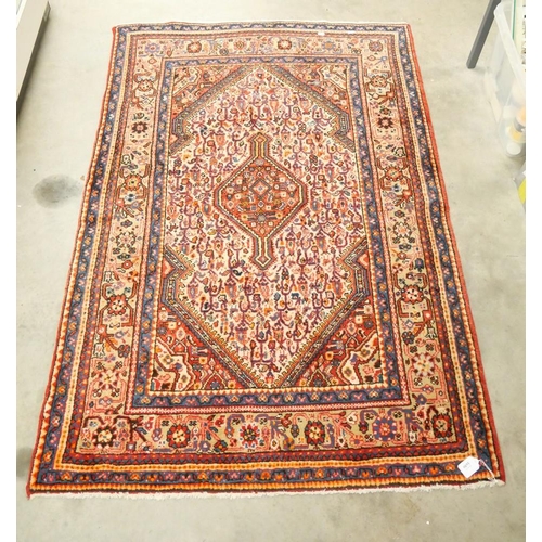 1650 - Fine Eastern Wool Rug, Red Ground, approx 155 x 105cm.