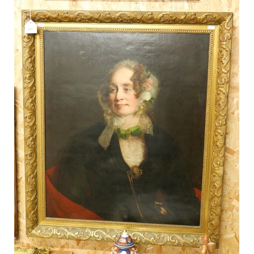 2075 - Charles Lees RSA (1800-1880) Oil Painting - Mademoiselle Rolland, signed and dated 1853, approx 62 x... 