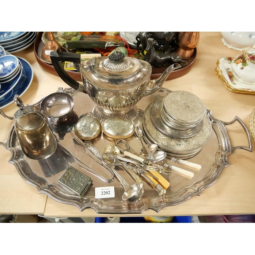 2202 - EP Tray, Tea Pot, Quiche etc