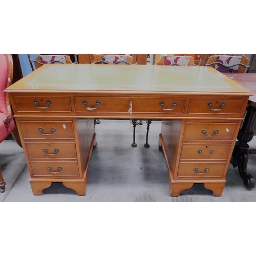 3090 - Twin Pedestal Writing Desk