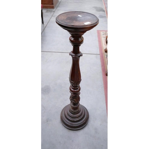 3291 - Victorian Mahogany Torchiere