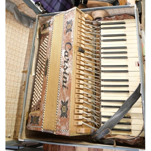 813 - Vintage Accordion In Carry Case