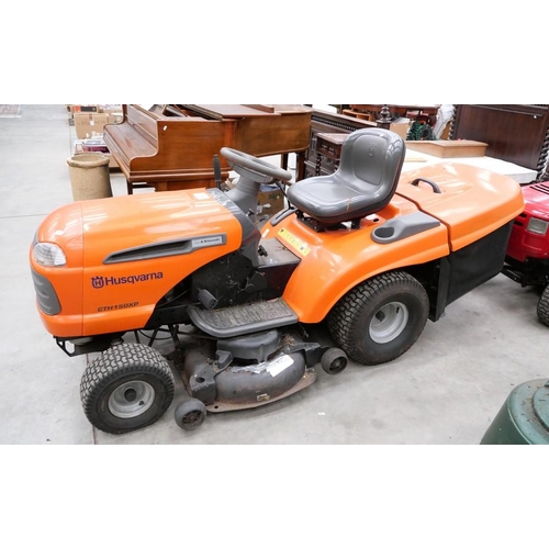 83 - Husqvarna CTH150XP Petrol Ride-On Lawnmower in working condition