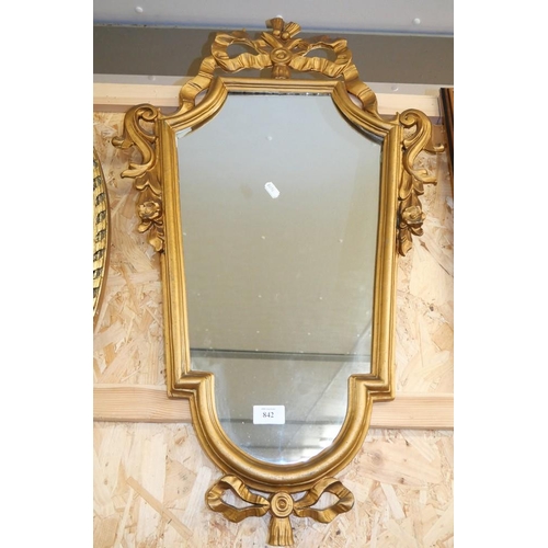 842 - Gilt Framed Wall Mirror