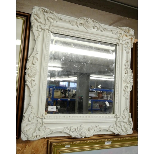 846 - Bevelled Wall Mirror ( Approx 60x60cm)