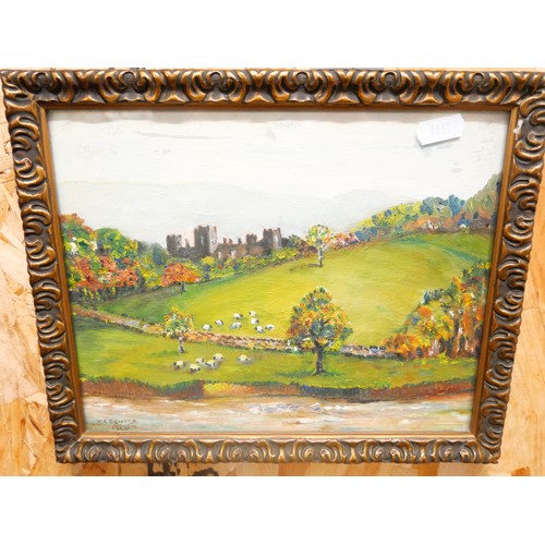 1064 - Five Mid 20th Century Framed Oil Paintings - Scottish Landscapes all signed W.C. Center, four around... 