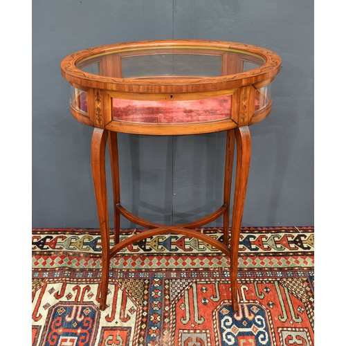 Painted Mahogany Bijouterie Display Cabinet