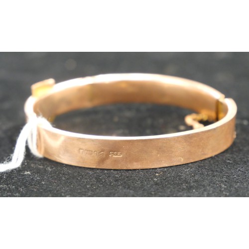 2480 - 9ct Gold Bangle, 9.2g