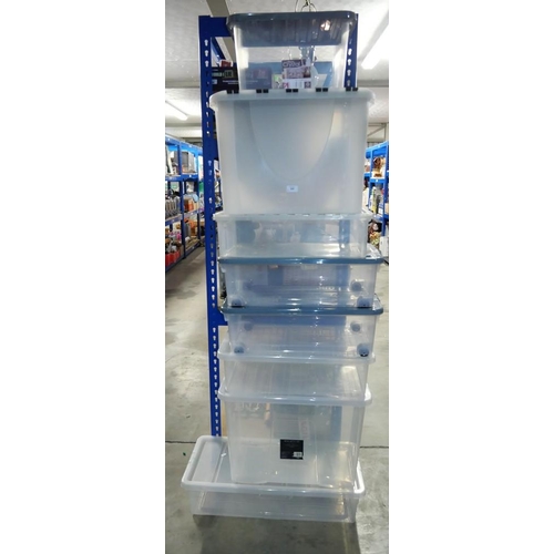 305 - 8 Plastic Storage Containers