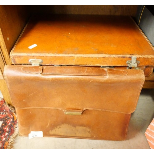 1648 - Leather Attaché Case & Brief Case.