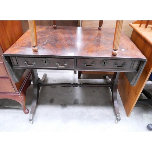 3090 - Edwardian Mahogany Sofa Table