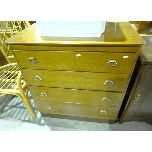 3174 - Lebus 4 Drawer Chest 79xm x 43cm x H:86cm approx